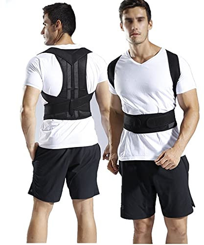 XWSM Schulter Rückenstütze Lendenwirbelsäule Stützgürtel Rückenbandage Haltungskorrektur Rücken Geradehalter Für Herren Damen Und Kinder Rückenstabilisator Support (Size : XS)