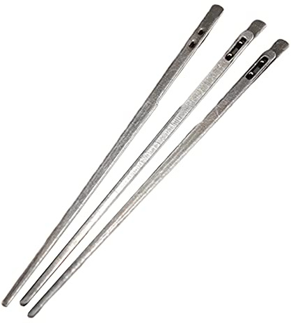 Sharplace Aiguille Creuse pour Cordage, Fait en Acier, Pratique et Durable - Deux trous