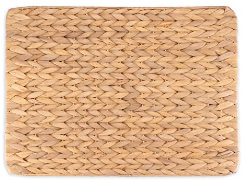 Decorasian Tischset aus Wasserhyazinthe - Rattan, Tischsets im 4er Set - abwischbar 43cm x 32cm - Platzsets rechteckig