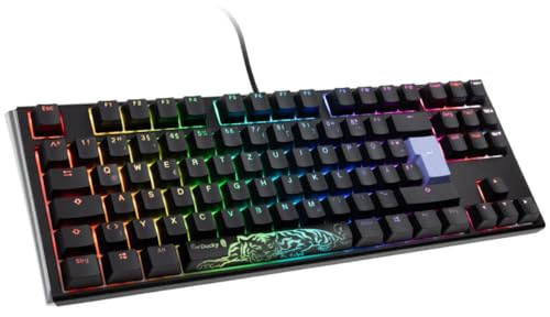 Ducky One 3 Classic Mechanische Gaming Tastatur - TKL-Format 80% - MX-Red - Mechanical Keyboard