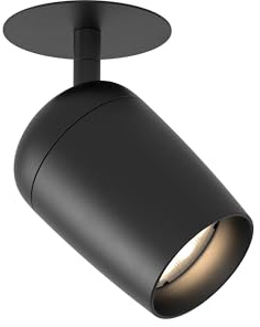 Astro Koto Recessed Dimmable Indoor Spotlight (Matt Black), GU10 LED Lamp, Designed in Britain - 1478003-3 Years Guarantee