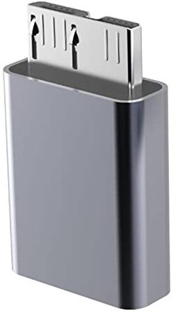 Adaptador USB C a B USB3.0 tipo C hembra a B macho, USB rápido a tipo C, súper velocidad