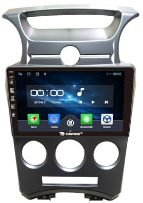 Car CarPlay Android Auto Navigazione Stereo GPS Radiocamera di retromarcia Display 9 IPS Schermo tattile Headunit Tablet Pad Lettore multimediale Per Kia Carens 2007-2011 MT, Quad Core 2G+64G