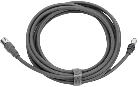YWBL-WH Cable Satelital Rectangular, Cable de Reemplazo de Cobre de Caucho 23AWG de 10m, con Kit de Terminación de Campo, para Antenas y Enrutadores de Rendimiento Gen 3