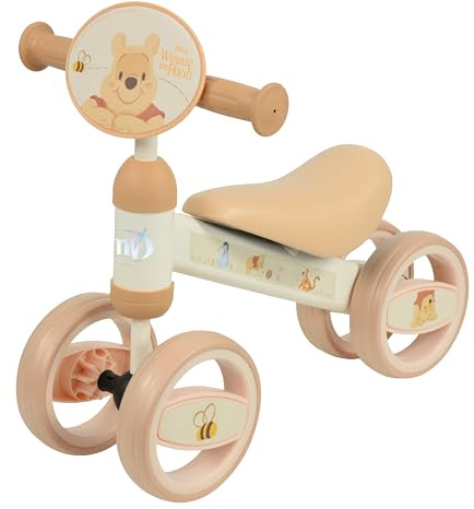 Winnie The Pooh Ride On Toys for 1+ Year Olds - Deluxe Bobble Toddler Ride On and Baby Bicycle
