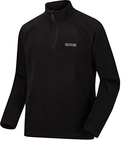 Regatta Herr Sweat Zippé En Molleton Thompson, Black, XL