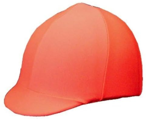 Equestrian Riding Helmet Cover - Hunter Orange