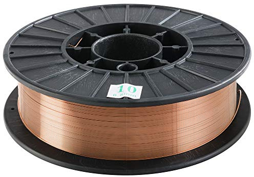 Arebos® Schweißdraht | Schutzgas | Universalschweißdraht | 5 kg Rolle | SG2 | ø 0,8 mm | MIG/MAG