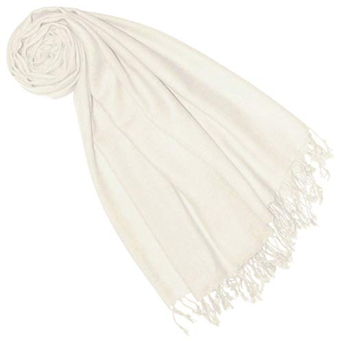 Lorenzo Cana Damen Pashmina Schal Schaltuch 50% Kaschmir 50% Wolle vom Merino-Lamm Wolle Kaschmirschal Wollschal Damenschal Frauenschal