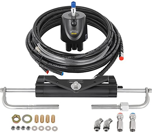 Mophorn 150HP Kit di sterzo idraulico fuoribordo barca Marine System