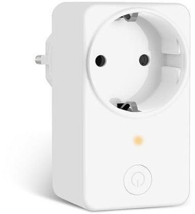 LoraTap Prise Connectée WiFi Alexa Sans Fil, 3680W 16A, Compteur de Consommation, Commutateur Intelligent, Commande à Distance Par Téléphone, Compatible avec Google Home