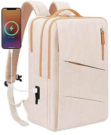 Hp hope Mochila para portátil, mochila de negocios para hombre, mochila impermeable para mujer, mochila escolar para portátil de 15,6 pulgadas con puerto de carga USB