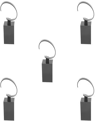 Paowsietiviity Uhrenständer aus Acryl, 4 cm, Weiß, 5er-Set (schwarz, 8 cm), 8 cm