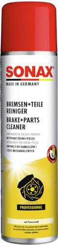 SONAX Detergente per Freni e componenti (400 ml) per lavori di Manutenzione e Riparazione su Freni, frizioni e Parti del Motore | Art. N. 04834000