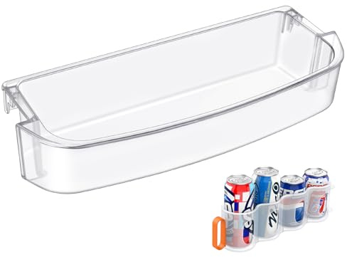UPGRADED WPW10451873 Refrigerator Door Bin Compatible With Whirlpool Kenmore Refrigerator Door Shelf Replacement W10451873, AP6021633, WRS571CIDM01, WRS571CIHZ04,WRS571CIHZ01 Narrow Refrigerator shelf