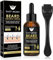 Crece Barba Kit,Kit de Crecimiento de la Barba,Kit Crecimiento Barba,Aceite Barba con Rodillo,Estimula el Bigote y el Crecimiento,Crecer Barba,Regalos de Cumpleaños para Hombres,Papá (60 ml)