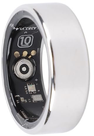 Smart Ring Health Tracker, IP68 Resistente Al Agua Seguimiento del Sueño Anillos de Salud Portátiles, Anillos de Seguimiento de Actividad Física para Hombres y Mujeres, con (#10)
