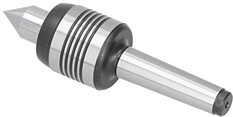 Morse Taper Center, MT2 Live Center 0.01mm Accuracy, CNC Lathe Woodworking Revolving Centre, Machine Tool Support for Drilling, Accessories