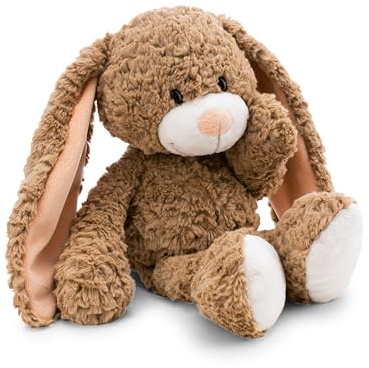 NICI Kuscheltier Hase Lopino 35cm - braun - Weiches Plüschtier – niedliches Stofftier zum Kuscheln & Spielen – tolle Geschenkidee für Kinder & Erwachsene | 62319