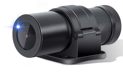 VSYSTO Bicycle Motorcycle Helmet Camera, Auto Power on/off, WiFi HD 1080P Waterproof 150° Wide Angle Starlight Night Vision Lens Portable Bike Helmet Dash Cam Action Cameras, G-Sensor, Loop Recording