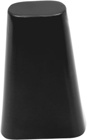 Mikinona 6 Zoll Cowbell Kuhglocke aus Metall in Schwarz Glatte und Rostfreie Oberfläche Schlagzeug Zubehör für Anfänger und Profis Passende Percussion Glocke für Drum Satz