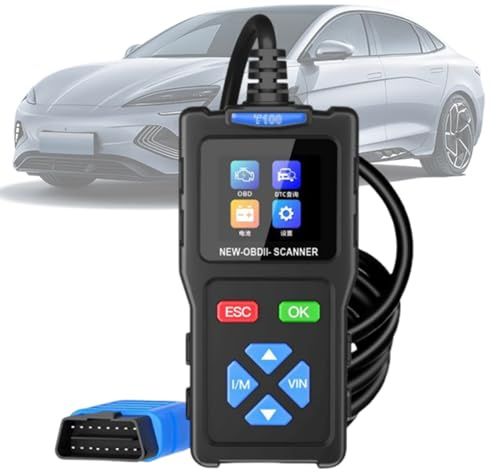 Escáner De Diagnóstico para Coches | Lector de Fallos del Motor en Tiempo Real,Accesorios De Reparación Automotriz, Conexión Directa Y Compatible con Vehículos, Camiones Y Autocaravanas