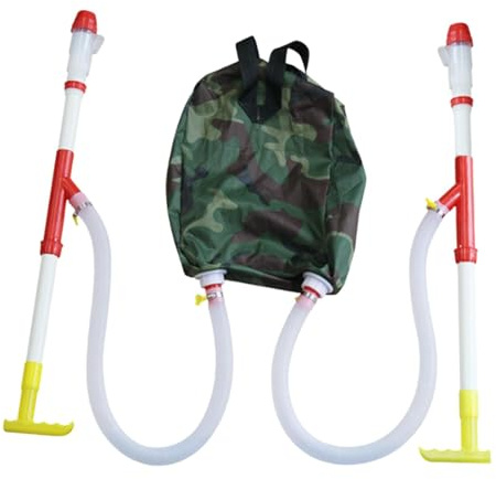 Sharplace Spandiconcime Granulare, Spandiconcime Versatile E Facile da Usare, Strumento per La Fertilizzazione di Terreni Agricoli, Tubo Doppio in PVC