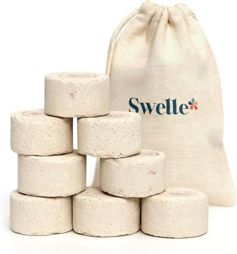 SWELLE Pierre Rooshoor 8 Pièces (6+2 Offerts) Soin Traditionnel Persan pour le Visage le Corps | Exfoliant Naturel Éclaircissant Gommage Visage Corps Levre Nettoyant Visage Femme Homme Soin Visage