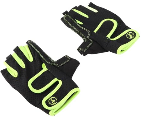 CFTGIW Segelhandschuhe, 3/4-Kurzfinger, Radfahren, Mountainbiken, Fahrradhandschuhe für Männer und Frauen, Angeln, Kajakfahren, Paddeln, Segeln, Trainingshandschuhe, Handflächen aus SBR und (L)