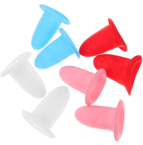 VILLFUL Coperture Design Elasticizzato in Silicone per Contenitori da Viaggio Facili da Pulire 8 Pezzi 22cm Protezione Anti-perdita per Bottiglie da Viaggio, per Viaggi e Spostamenti