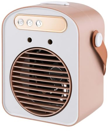 Enfriador De Aire - Mini Refrigeración Personal AC De 3 Velocidades | Air Acondicionado Portátil Con Tanque De Agua De 500 Ml, Ventilador De Circulación De Aire De Escritorio Compacto, Dispositivo De