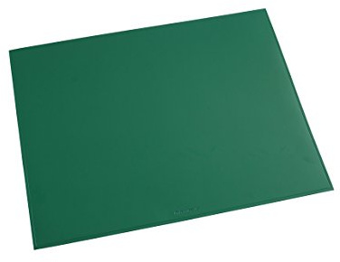 Läufer 40651 Durella Schreibtischunterlage, 52x65 cm, grün, rutschfeste Schreibunterlage für hohen Schreibkomfort, abwischbar