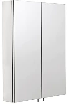 Croydex Anton - Armadio a doppio battente in acciaio inox