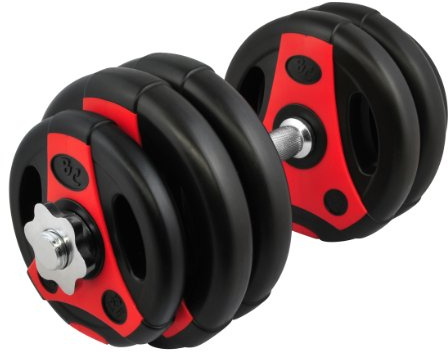 Praktisches Set ✓ Das 15 kg Kurzhantelset besteht aus 1 verchromten 45 cm Hantelstange inkl. Sternverschlüssen und aus zwei 1,25 kg und vier 2,5 kg Hantelscheiben.
