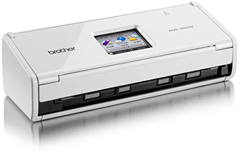 Brother ADS-1600W Duplex-Dokumentenscanner (1200 x 1200 dpi, USB 2.0, WLAN) weiß