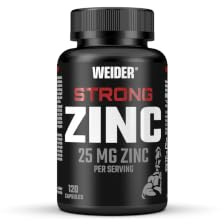 Weider - Strong Zinc Caps - Hochdosiertes Zinkcitrat für optimale Unterstützung - Immunsystem stärken -180 Kapseln