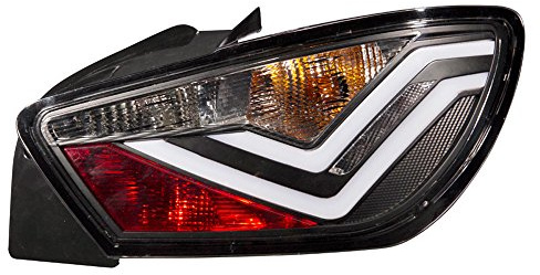AutoStyle Satz LED Heckleuchten passgenau | kompatibel mit Seat Ibiza 6J SC 3-türig 2008- - Schwarz