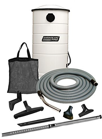 VacuMaid GV50WPRO Aspiradora profesional para montaje en pared con manguera de 50 pies y herramientas