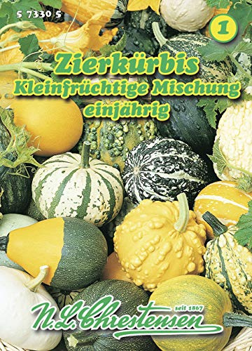 N.L. Chrestensen 573305 Zierkürbis Kleinfrüchtige Mischung (Zierkürbissamen)