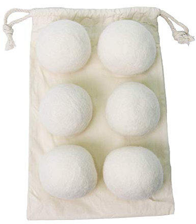 RayLineDo 6 Pack Handmade Wool Dryer Balls 100% Premium Wool Reusable Wool Laundry Balls to Save Drying Time and Reduce Wrinkles
