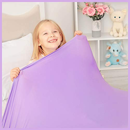 Couverture de Compression Sensorielle | Couverture en Lycra Enfants et Adultes | Couverture Sensorielle | Relaxation, et Aide Contre: Troubles Sensoriels, Anxiété, TDAH, Autisme, Autres | Lit Simple