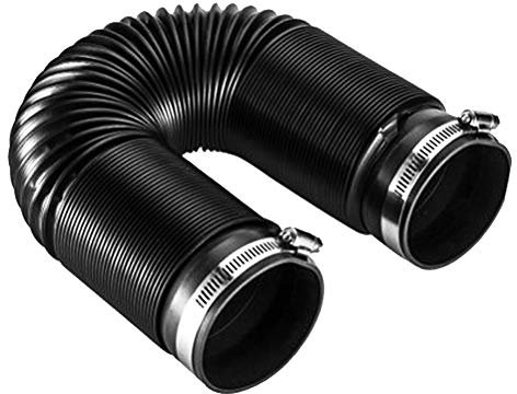 Tubo de entrada de aire frío-Manguera de conducto de aire, tubo de admisión Turbo de aire frío para automóvil de 3 76 mm con altura flexible ajustable para accesorios universales de automóvil
