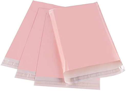Anstore 60pcs Bolsas para Envíos de Plástico, 30 x 40 cm Bolsas Postales para Embalar Grandes, Autoadhesivas Bolsas de Envio, Correo Bolsas Embalaje Ropa Camisas Textiles (Rosa)