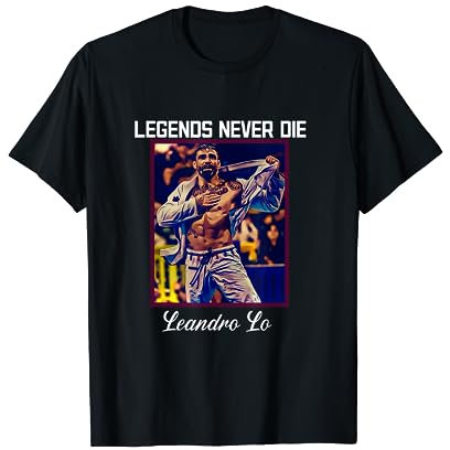 BJJ Tee Legends Die Niemals BJJ Gi Brazilian Jiu Jitsu T-Shirt
