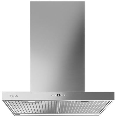 TEKA Campana Extractora de Pared con Motor EcoPower, 4 Velocidades, Display Blanco, 60 cm, DSH 686