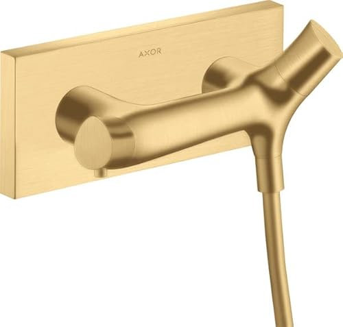 hansgrohe AXOR Starck Organic Brausethermostat Aufputz, 1 Verbraucher, 12602250, Farbe: Brushed Gold Optic