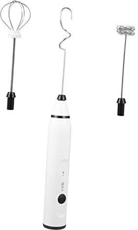OUNONA USB Rechargeable Electric Whisk Milk Frother for Baking Handheld Bubble Maker