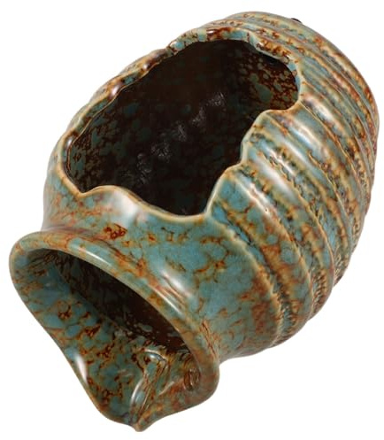 Luxshiny Fontaine Pot En Céramique 5.12 Pouces Cascade Circulante Pour Décoration Intérieure Et Extérieure Jardin Terrasse Ambiance Relaxante Et Filtration Naturelle