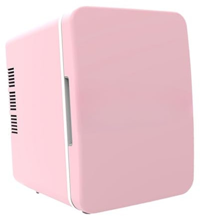 FytStycale Mini Frigo électrique Compact pour Boissons Fraîches et Cosmétiques, Idéal pour Le Voyage, ROSE