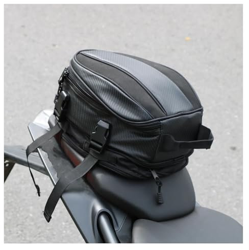 Motorradtasche Multifunktionale, Langlebige Rücksitztasche, Rucksack, Wasserdichtes Motorrad-Heckgepäck Für Kawasaki Für Suzuki Motorradhelmtasche Aufbewahrungstaschen
